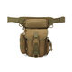 Canvas Waterproof Tactical Bag Waist Pack Leg Bag Camping Hiking Hunting Belt Bag