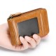 Card Holder Card Bag Wax Leather Certificate Package Bank Card Bus Card Sets