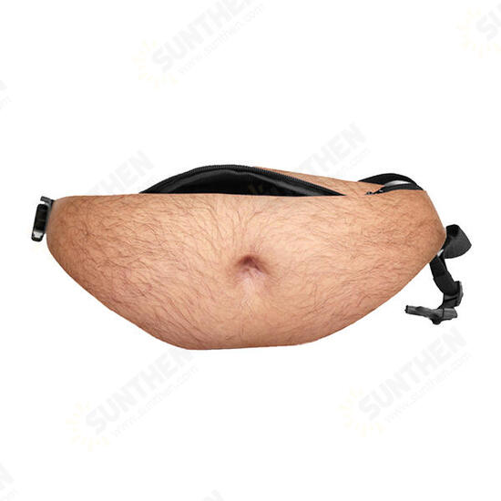 Casual Bod Phone Waist Bag Flesh Colored Fat Belly Fanny Pack