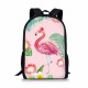 Flamingo Backpack Student Travel School College Shoulder Bag Handbag Camping Rucksack