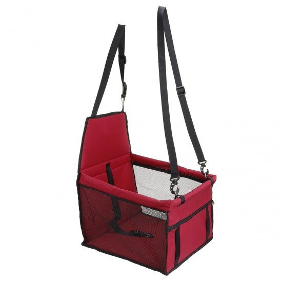 Folding Pet Bag Breathable Mesh Waterproof Car Pet Seat Dog Safety Protector Basket Outdoor Travel