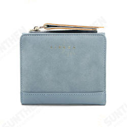 Frosted Wallet Short Zipper Foldable Wallet Retro Mini Coin Purse Student Frosted Wallet Short Zipper Foldable Wallet Retro Mini Coin Purse Student