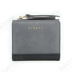 Frosted Wallet Short Zipper Foldable Wallet Retro Mini Coin Purse Student Frosted Wallet Short Zipper Foldable Wallet Retro Mini Coin Purse Student