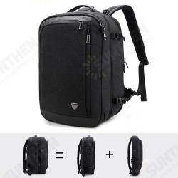 B-00210 2 In 1 20L Multifunction 17inch Laptop Backpack Polyester Waterproof Shoulder Travel Teenage Men Handbag Large Capacity Casual Vintage 2020 New Bag B-00210 2 In 1 20L Multifunction 17inch Laptop Backpack Polyester Waterproof Shoulder Travel Teenage Men Handbag Large Capacity Casual Vintage 2020 New Bag