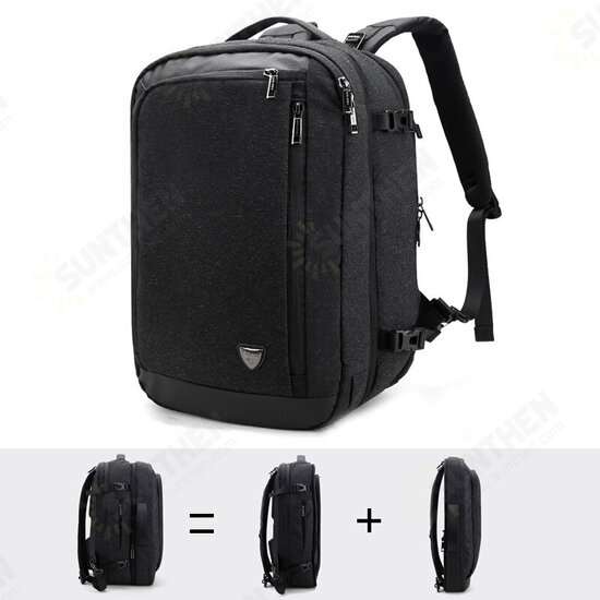 B-00210 2 In 1 20L Multifunction 17inch Laptop Backpack Polyester Waterproof Shoulder Travel Teenage Men Handbag Large Capacity Casual Vintage 2020 New Bag