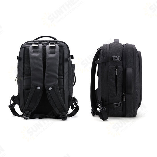 B-00210 2 In 1 20L Multifunction 17inch Laptop Backpack Polyester Waterproof Shoulder Travel Teenage Men Handbag Large Capacity Casual Vintage 2020 New Bag