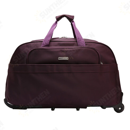 High Capacity Travel Duffle Luggage Trolley Bag With Wheels Rolling Suitcase Travel Bags Carry-On Bag High Capacity Travel Duffle Luggage Trolley Bag With Wheels Rolling Suitcase Travel Bags Carry-On Bag