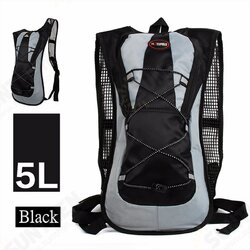 5L Running Hydration Backpack Rucksack 2L Straw Water Bladder Bag For Hiking Climbing