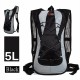 5L Running Hydration Backpack Rucksack 2L Straw Water Bladder Bag For Hiking Climbing 5L Running Hydration Backpack Rucksack 2L Straw Water Bladder Bag For Hiking Climbing
