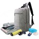 15.6inch Men Laptop Canvas Backpack School Business Travel Shoulder Bag Rucksack