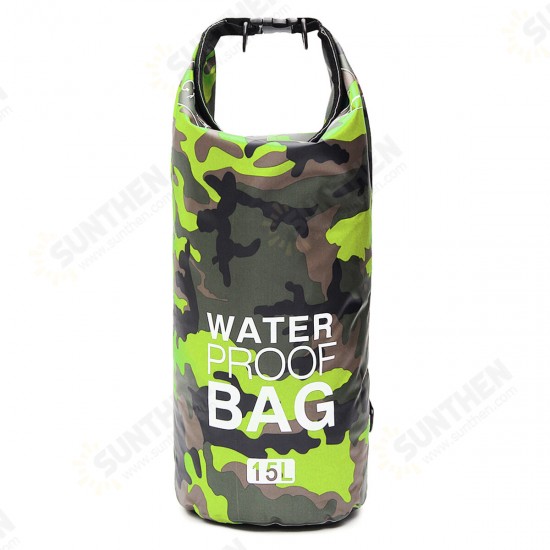 15L Sports Waterproof Rainproof Bag Sack Canoe Pouch Floating Boating Kayaking Camping Water Resistant Boating Bag