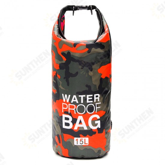 15L Sports Waterproof Rainproof Bag Sack Canoe Pouch Floating Boating Kayaking Camping Water Resistant Boating Bag