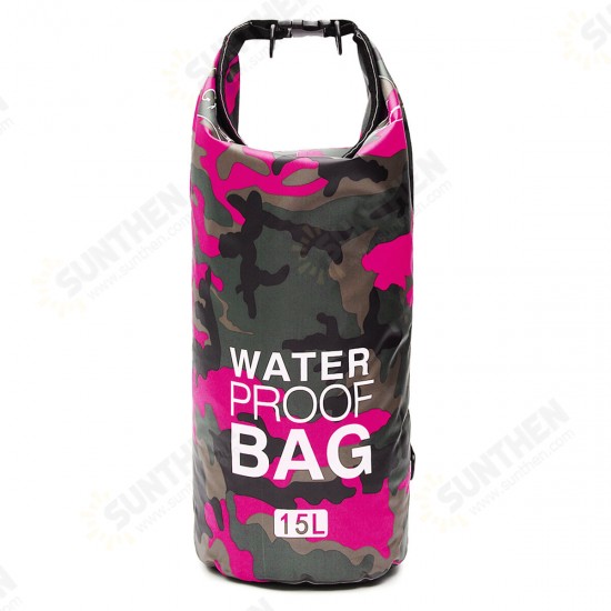 15L Sports Waterproof Rainproof Bag Sack Canoe Pouch Floating Boating Kayaking Camping Water Resistant Boating Bag