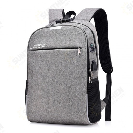 18L Backpack 16inch Laptop Bag USB Charging Headphone Jack Shoulder Bag Anti-theft Luminous School Bag