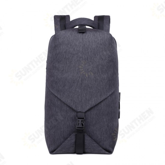 20L USB Nylon Backpack Teenager School Bag 15.6 Inch Laptop Bag Waterproof Shoulder Bag