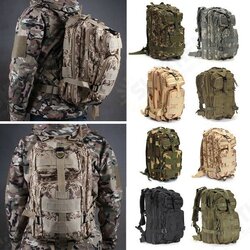 30L Outdoor Tactical Backpack Bag 600D Nylon Waterproof Camouflage Trekking Rucksack 30L Outdoor Tactical Backpack Bag 600D Nylon Waterproof Camouflage Trekking Rucksack
