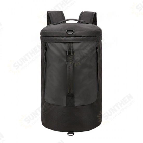 35L Canvas USB Backpack Outdoor Travel Shoulder Bag Waterproof Portable Luggage Handbag