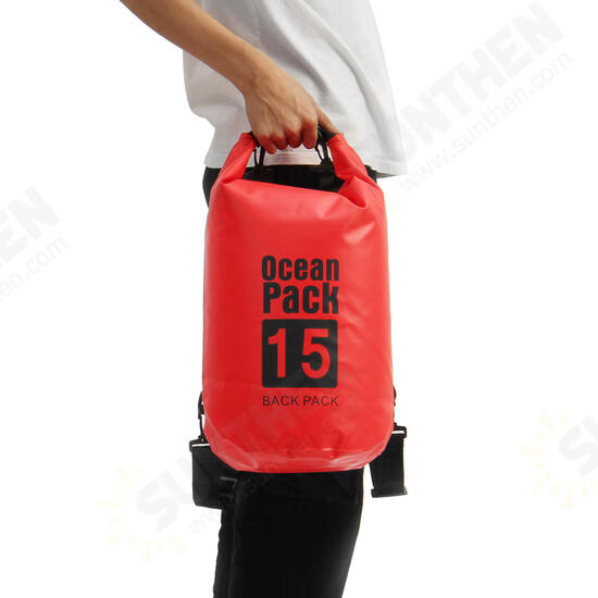 6 Sizes Dry Sack Bag 2/5/10/15/20/30L Waterproof Dry Bag Sack for Kayak Canoeing Outdoor Camping Pouch Pack Storage Bags Red