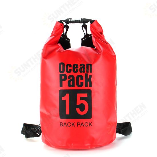 6 Sizes Dry Sack Bag 2/5/10/15/20/30L Waterproof Dry Bag Sack for Kayak Canoeing Outdoor Camping Pouch Pack Storage Bags Red