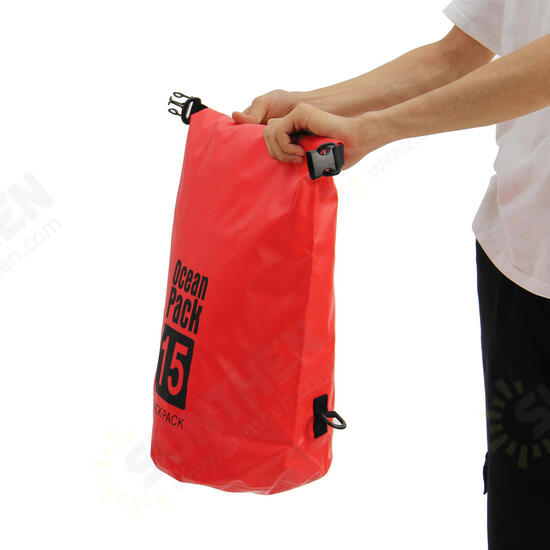 6 Sizes Dry Sack Bag 2/5/10/15/20/30L Waterproof Dry Bag Sack for Kayak Canoeing Outdoor Camping Pouch Pack Storage Bags Red