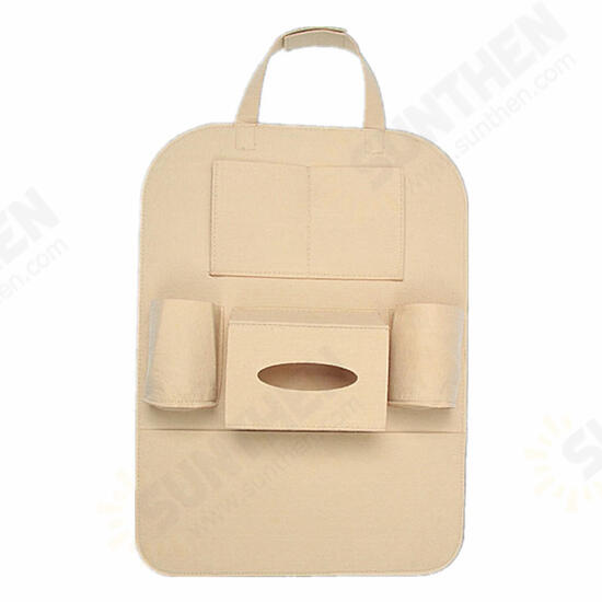 Car Seat Back Multi Pocket Tidy Tablet Holder Travel Storage Bag Universal Accessory