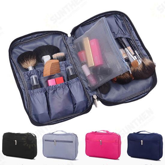 Nylon Women Travel Cosmetic Bag Waterproof Makeup Tool Storage Finishing Handbag Organizer Accessories