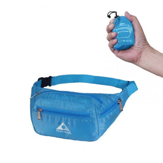 Outdoor Running Travel Waist Bag Waterproof Foldable Fanny Pack For Men Women Jogging Gym