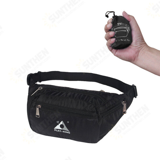 Outdoor Running Travel Waist Bag Waterproof Foldable Fanny Pack For Men Women Jogging Gym