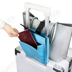 Outdoor Travel Trolley Suitcase Bag Portable Storage Handbag Briefcase With Luggage Strap Outdoor Travel Trolley Suitcase Bag Portable Storage Handbag Briefcase With Luggage Strap