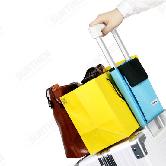 Outdoor Travel Trolley Suitcase Bag Portable Storage Handbag Briefcase With Luggage Strap