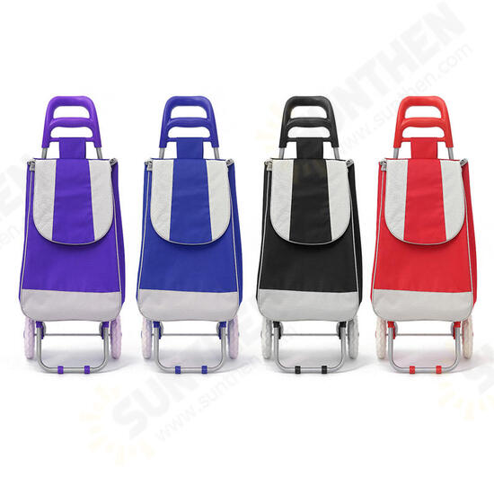 Oxford Large Shopping Trolley Bag On Wheels Push Tote Foldable Grocery Luggage Oxford Large Shopping Trolley Bag On Wheels Push Tote Foldable Grocery Luggage