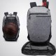 Oxford USB Backpack Travel Waterproof Laptop Bag School Bag Sport Shoulder Bag With Ball Net Pack