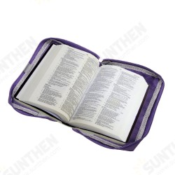 Large Bible Study Book Holy Cover Case Carry Bag Bible Study Book Holy Cover Case Protective Canvas Handbag Judaism