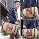 Large Capacity Khaki Function Travel Canvas Backpack Male Waterproof Computer Causal Men Backpacks Duffel Shoulder Bag