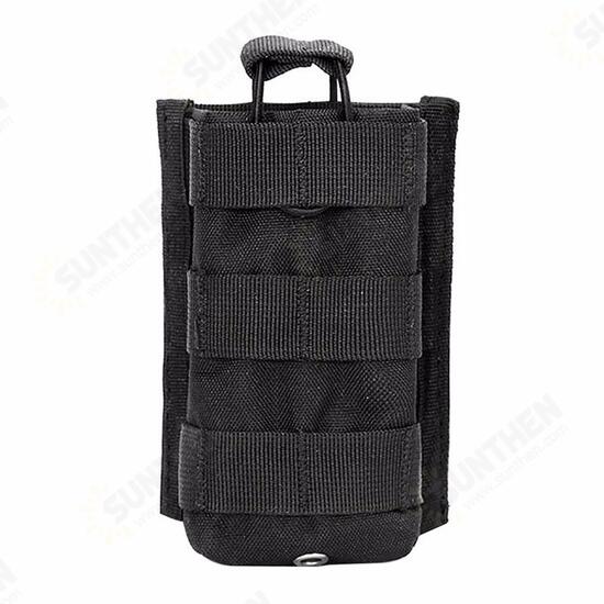 Mini Walkie Talkie Tactical Bag Military Camouflage Outdoor Camping Hunting Bag Storage Pouch