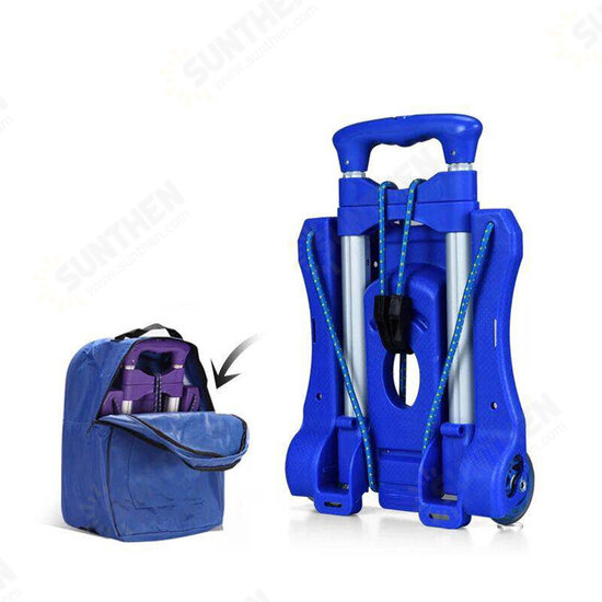 Max Load 40KG Portable Cart Folding Pull Rod Car Luggage Shopping Transport Sack Hand Cart Max Load 40KG Portable Cart Folding Pull Rod Car Luggage Shopping Transport Sack Hand Cart