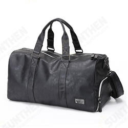 Men Large Leather Travel Gym Bag Duffle Storage Pouch Handbag Shoes Organizer Men Large Leather Travel Gym Bag Duffle Storage Pouch Handbag Shoes Organizer