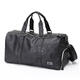 Men Large Leather Travel Gym Bag Duffle Storage Pouch Handbag Shoes Organizer