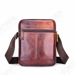 Men Leather Bag Messenger Cross Body Portable Travel Shoulder Briefcase Satchel Retro Outdoor Chest Backpack Bag Day Packs Men Leather Bag Messenger Cross Body Portable Travel Shoulder Briefcase Satchel Retro Outdoor Chest Backpack Bag Day Packs