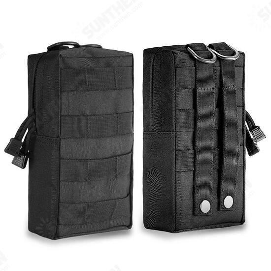 Men Molle Tactical Bag Accessory Waist Bag Running Cycling Phone Bag