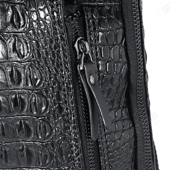 Men's New Leather Crocodile Pattern Chest Bag Sling Backpack Crossbody Bags