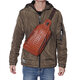 Men's New Leather Crocodile Pattern Chest Bag Sling Backpack Crossbody Bags