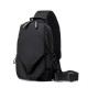 Men's chest bag simple shoulder Messenger bag student fashion Oxford spinning casual sports Messenger bag small bag male