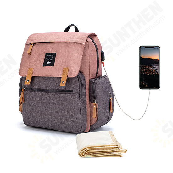 Multifunctional Outdoor Travel Backpack With USB Port Large Capacity Waterproof Shoulder Bag For Outdoor Camping Hiking Men Women