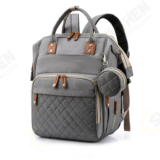 Mummy Backpack USB Port Folding Bed Diaper Bag Multifunction Outdoor Travel Mummy Backpack USB Port Folding Bed Diaper Bag Multifunction Outdoor Travel