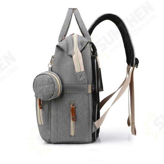 Mummy Backpack USB Port Folding Bed Diaper Bag Multifunction Outdoor Travel Mummy Backpack USB Port Folding Bed Diaper Bag Multifunction Outdoor Travel