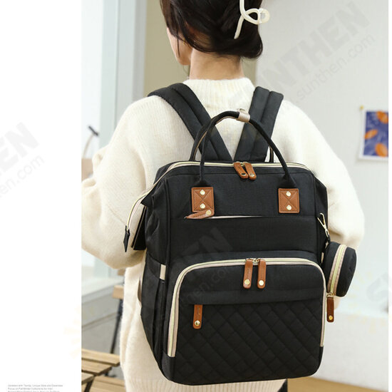 Mummy Backpack USB Port Folding Bed Diaper Bag Multifunction Outdoor Travel Mummy Backpack USB Port Folding Bed Diaper Bag Multifunction Outdoor Travel