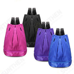 Nylon Dry Wet Clothes Separation Gym Training Yoga Shoe Bags Waterproof Hiking Storage Backpack Men Women Nylon Dry Wet Clothes Separation Gym Training Yoga Shoe Bags Waterproof Hiking Storage Backpack Men Women