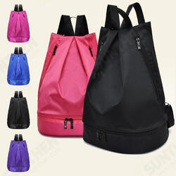 Nylon Dry Wet Clothes Separation Gym Training Yoga Shoe Bags Waterproof Hiking Storage Backpack Men Women Nylon Dry Wet Clothes Separation Gym Training Yoga Shoe Bags Waterproof Hiking Storage Backpack Men Women
