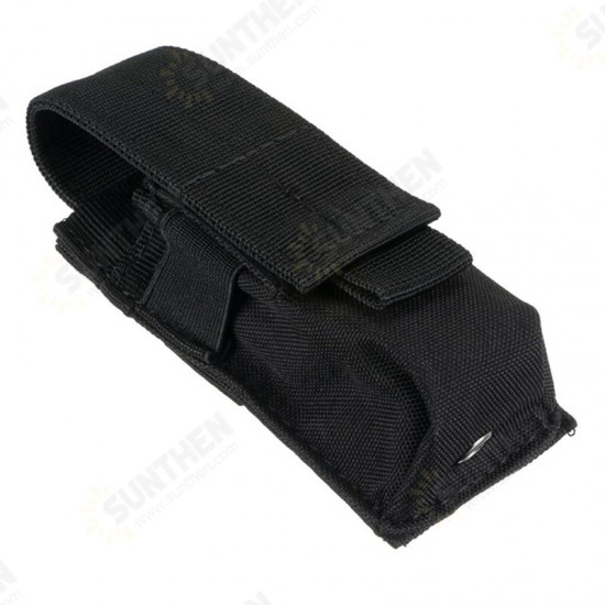 Nylon Single Mag Pouch Insert Flashlight Combo Clip Carrier For Duty Belt Hunting Gun Accessories